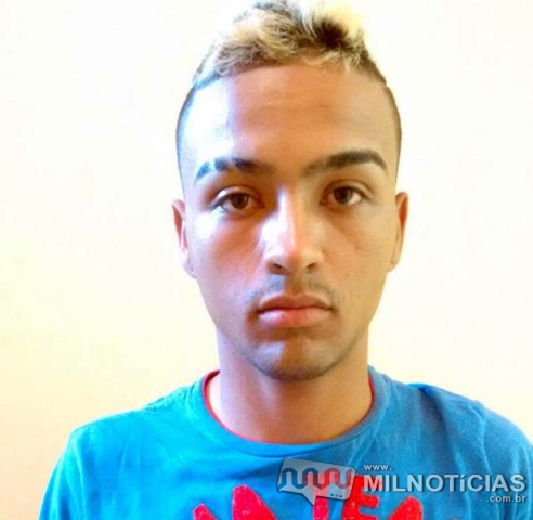 Ezequiel de França Ramos, do bairro Nelson Borges, em Castilho, um dos acusados de roubar o posto Rodotruck. Foto: Divulgação