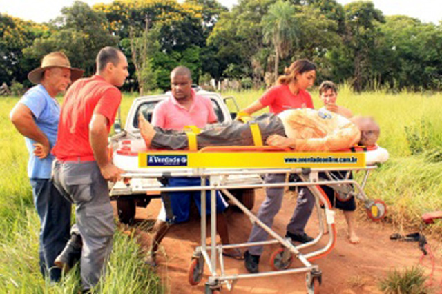 Aposentado foi encaminhado ao pronto socorro, onde teve morte atestada. Foto: Averdadeonline