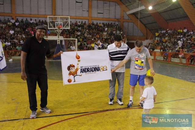 Jogos Regionais foram divulgados também na final do Futsal de Férias 2017. Foto: Manoel Messias/Mil Noticias