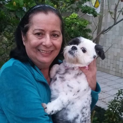 Luiza Maria Nunes, de 62 anos, era irmã do professor Norival Nunes da Silva. Foto: Facebook/Reprodução