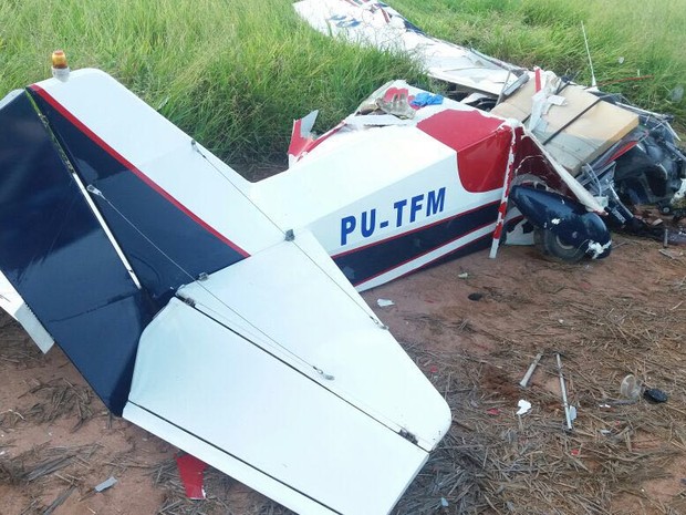 Queda ultraleve botucatu (Foto: Acontece Botucatu/ Divulgação).