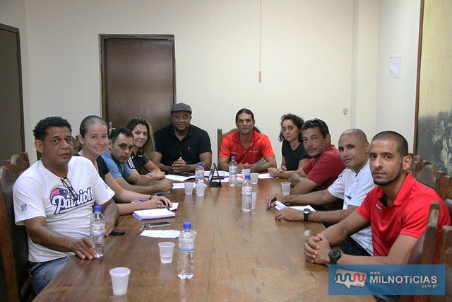 Equipe durante Reunião técnica dos 34º Jogos Abertos da Juventude sediada em Andradina. Foto: Secom/Prefeitura