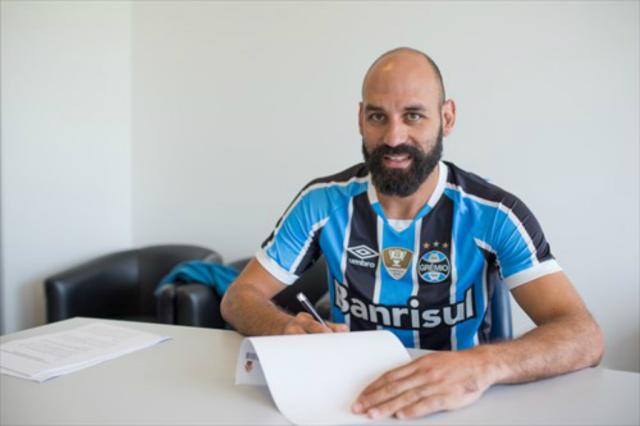 Zagueiro andradinense Bruno Rodrigo. Foto: Luciano Amoretti/ Grêmio, Divulgação