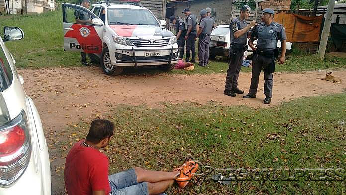 Policiais militares durante ação em Araçatuba (Fotos: Charles Caleb/ RegionalPress)