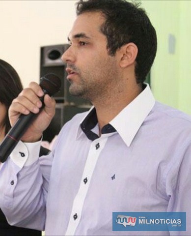 Secretario Municipal de Obras, Administração e Planejamento, Thiago Joanini. Foto: Assessoria de Imprensa
