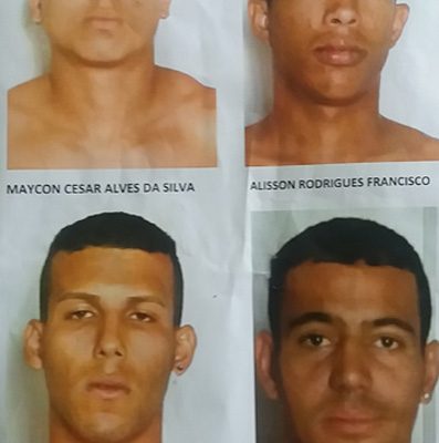 Polícia Civil acusa os quatro jovens de envolvimento na tentativa de homicídio. Foto:  Polícia civil/Divulgação