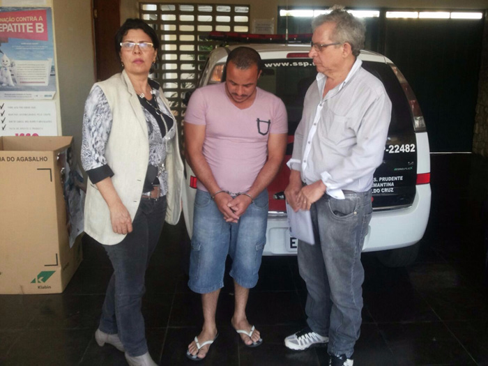 Luizinho foi preso quatro meses depois do crime em Osvaldo Cruz, pelo delegado Tadeu e investigadora Nadir.