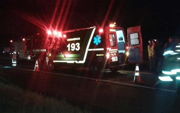 Resgate foi acionado, mas vítima morreu na hora em Olímpia (Foto: Julião Pitbull/Olímpia 24 horas).