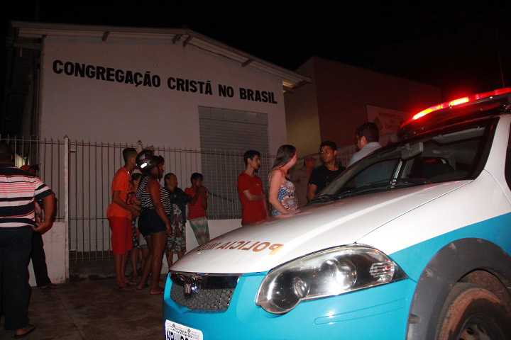 Crime aconteceu dentro da Igreja Congregação Cristã do Brasil, na rua Anaurilândia – Foto: Luis Gustavo/Jornal da Nova