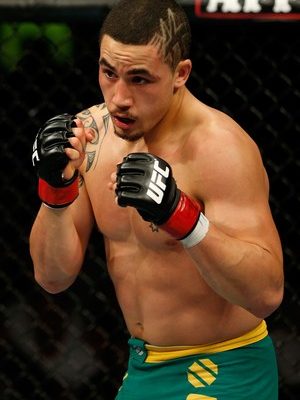 Robert Whittaker tem a dura missão de tentar 
vencer Ronaldo Jacaré (Foto: Agência Getty Images).