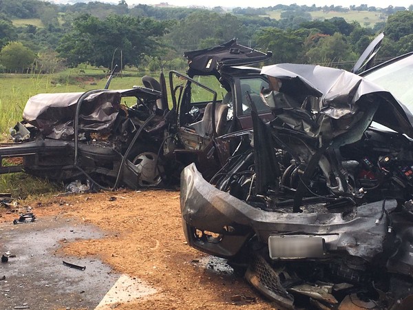 cidente foi na Rodovia Júlio Budisk (SP-501), em Presidente Prudente (Foto: Valmir Custódio/G1).