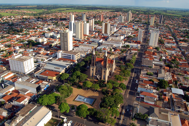 Vista aérea da cidade de Barretos/SP. Foto: semprefamília.com.br