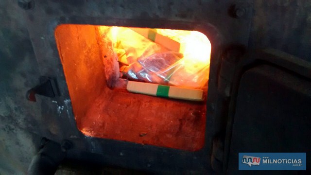 Foi necessário uma caldeira industrial para incinerar toda a droga. Foto: Polícia Civil/Divulgação
