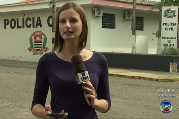 Mulher foi presa na cidade de Mirandópolis. Foto: TV TEM/Reprodução