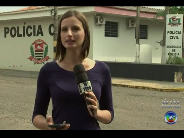 Mulher foi presa na cidade de Mirandópolis. Foto: TV TEM/Reprodução