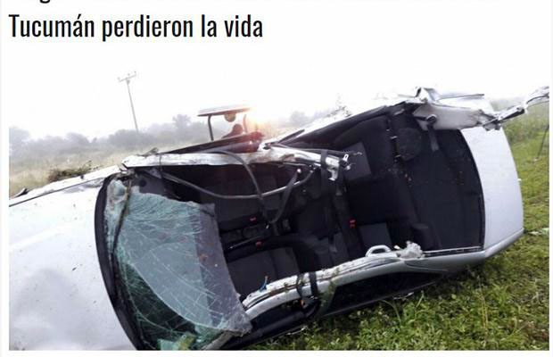Torcedores do Atlético Tucuman morrem em acidente de carro a caminho do Brasil (Reprodução/Radio Independencia)