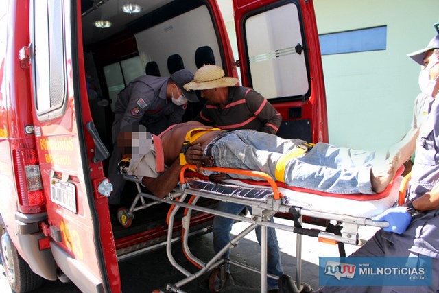 Lavrador chegou a ser socorrido ao hospital da Unimed, mas não resistiu, entrando em óbito. Foto: Manoel Messias/Mil Noticias