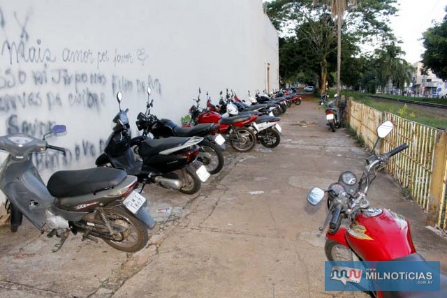 Furto da moto aconteceu no dia 23 de maio último, em um bolsão ao lado da Andralar. Foto: Manoel Messias/Agência
