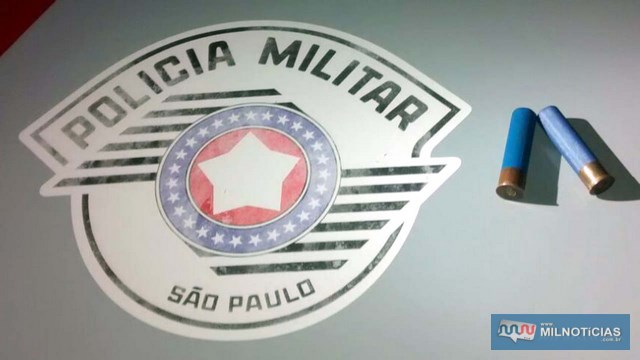Foram apreendidos dois cartuchos calibre 28. Foto: Polícia Civil/Divulgação
