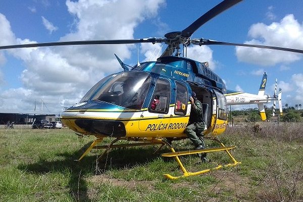 As dez aeronaves que prestam auxílio a vítimas de acidentes ficam desativadas. (Foto: Ascom/PRF)