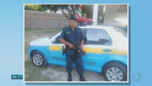 Cabo da PM foi morto durante abordagem a suspeito (Foto: Reprodução/ TV Morena).