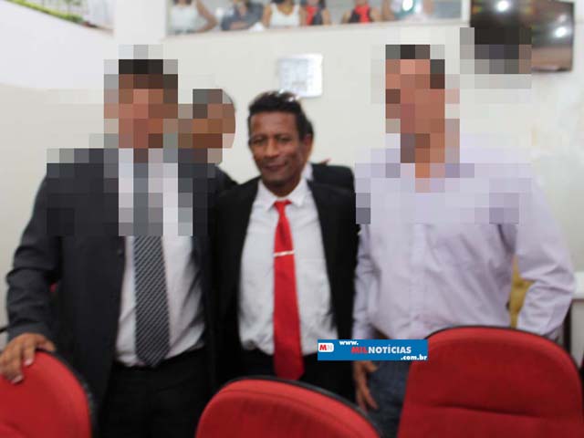 Mário Gay quando da eleição para presidência da Câmara de Vereadores de Andradina; Foto: Manoel Messias/Mil Noticias
