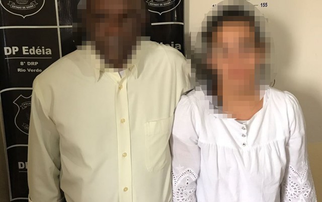 Pastor e mulher são presos suspeitos de estuprar menina em Edeia (Foto: Divulgação/ Polícia Civil)