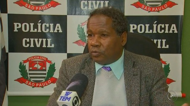 Delegado Lucio Barbosa de Ribeirão Branco investiga o caso (Foto: Reprodução/TV TEM)
