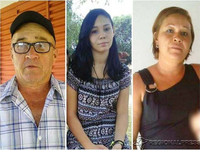 Na imagem Valteni, acusado de cometer os assassinatos da enteada Victória e da esposa Sandra. Além delas, Erik de 19 anos também foi morto. (Regional Press)