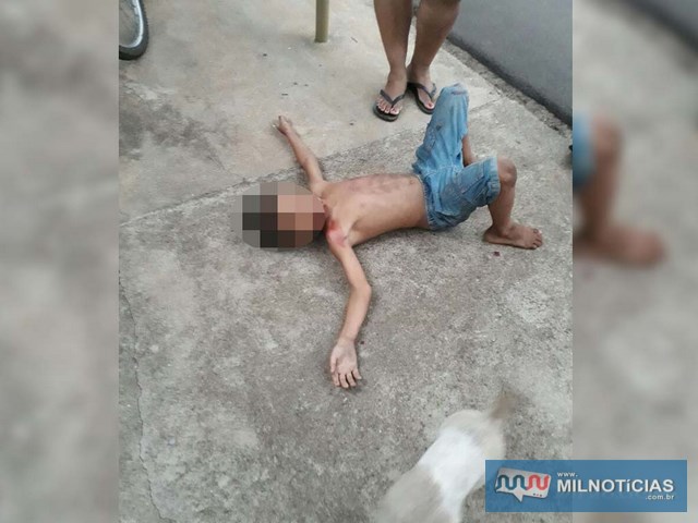 Criança sofreu um corte no couro cabeludo e escoriações pelo corpo. Foto: DIVULGAÇÃO