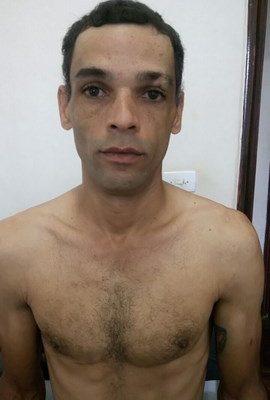 O autor dos diversos furtos contra residência foi identificado por L. C. B., atualmente morando na rua (andarilho). Foto: DIVULGAÇÃO