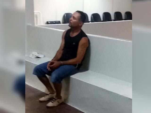 Pedreiro foi detido acusado de ameaçar de morte e agredir a ex-namorada, que não quis reatar relacionamento. Foto: MANOEL MESSIAS/Agência