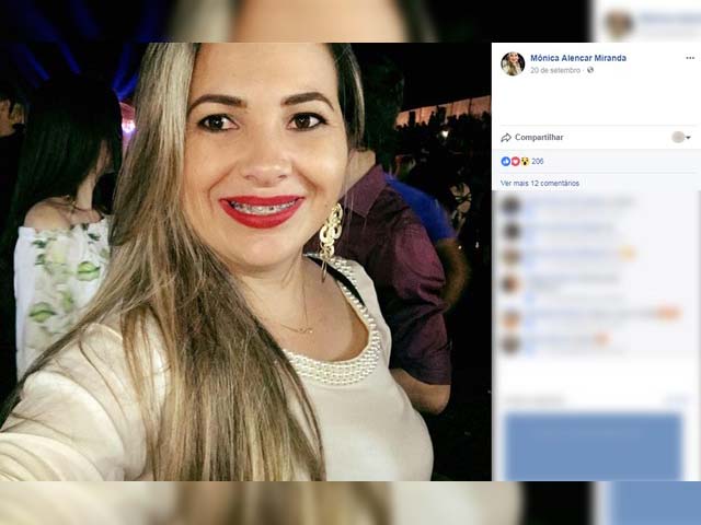 Mônica Alencar Miranda (Foto: Facebook/Reprodução)