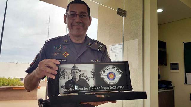 Ten. Cel. PM Alves começou como soldado e irá para a reserva como Coronel PM. foto: DIVULGAÇÃO