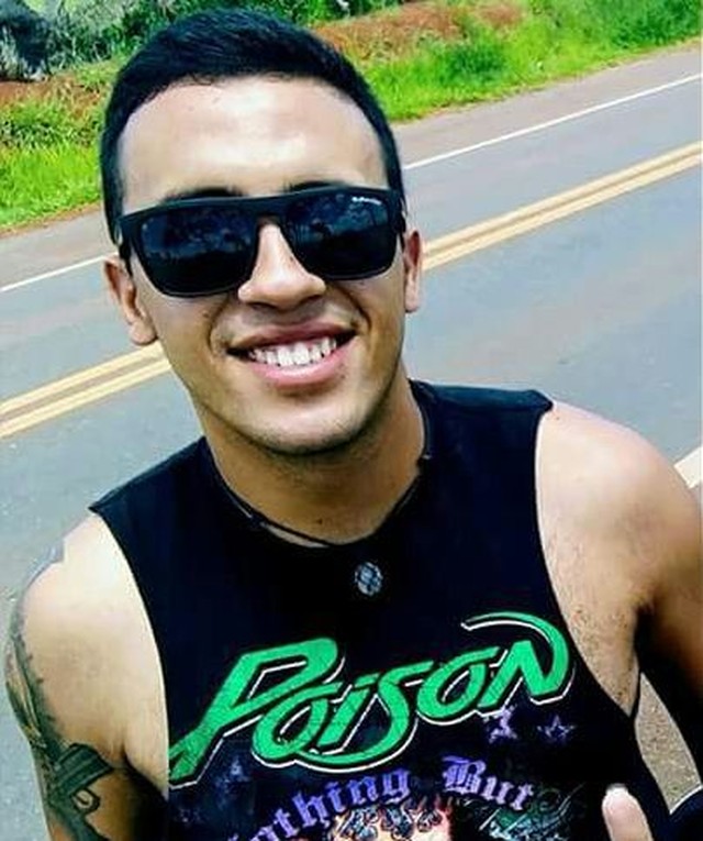 Policial Bruno Bicudo tinha 23 anos e morreu ao ser atingido por um tiro na cabeça (Foto: Arquivo Pessoal).