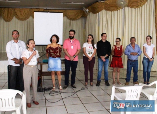 Prefeita Tamiko acompanha andamento de palestras na 1ª Semana Interna de Prevenção de Acidentes. Foto: Secom/Prefeitura