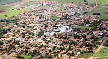Vista aérea do município de Nova Independência. Foto: Assessoria de Comunicação