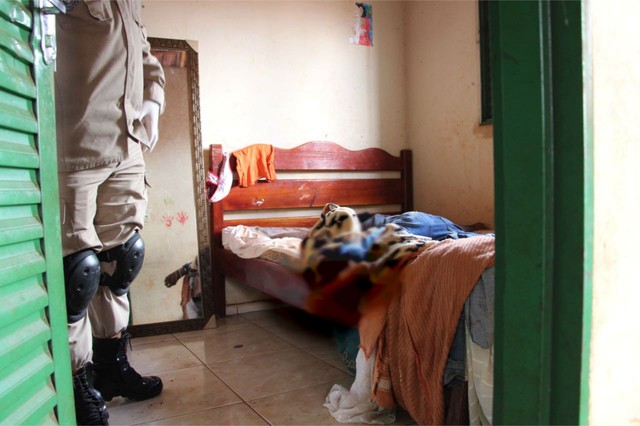 Carvoeiro foi morto a pauladas na cama com a ex-mulher do suspeito em Nova Alvorada do Sul (MS) (Foto: Roni Cezar Leal/Alvorada Informa/Divulgação).