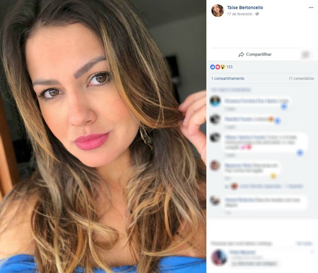 Taíse Bertoncello passou mal e morreu durante corrida de rua (Foto: Facebook/Reprodução).