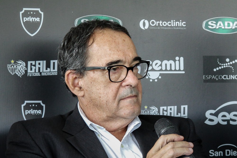 Bebeto de Freitas, de 68 anos, diretor de administração e controle do Atlético-MG. Foto: Bruno Cantini/Atlético-MG