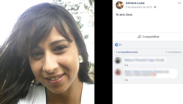 Adriana Luzia Pereira, 31 anos, foi encontrada morta em Avaré (Foto: Reprodução/TV TEM).