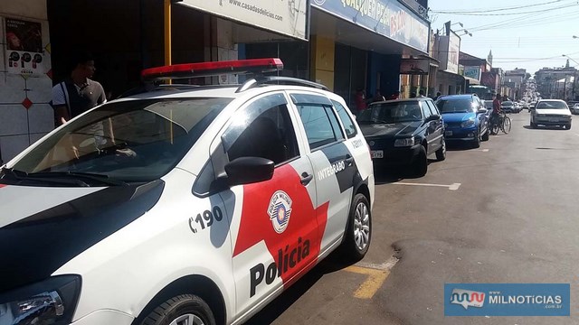 Polícia Militar foi ao local para registro da ocorrência. Foto: MANOEL MESSIAS/Agência