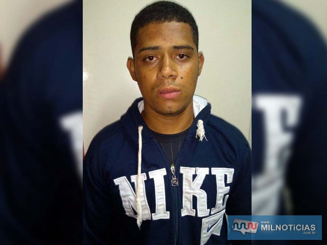 Polidor foi surpreendido na prática do tráfico de entorpecente. Ele já tem passagem pelo mesmo tipo de crime, além de posse de arma. Foto: DIVULGAÇÃO