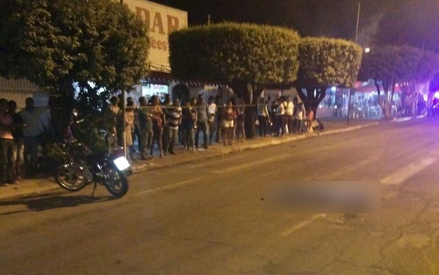 Idoso morreu atropelado na faixa de pedestre por motociclista em alta velocidade em Rondonópolis (Foto: Polícia Civil de MT).