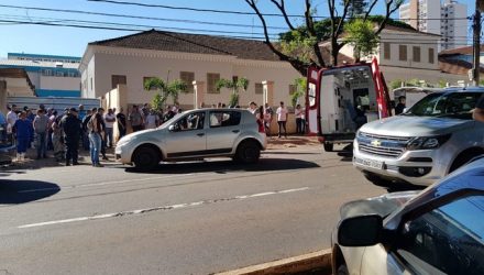 Assaltante é baleado após troca de tiros com policial em MS (Foto: Daniel Mendes/Arquivo Pessoal).