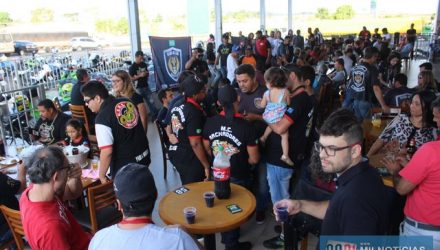 Mais de uma centena de motociclistas compareceram ao evento do Moto Gama. foto: Manoel Messias/Agência