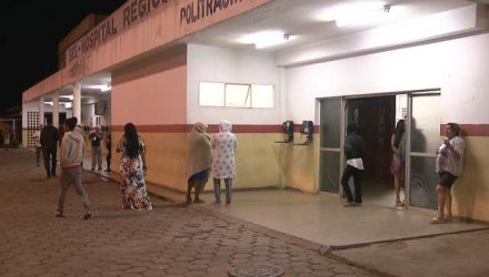 Fachada do Hospital Regional do Gama, no Distrito Federal (Foto: TV Globo/Reprodução).