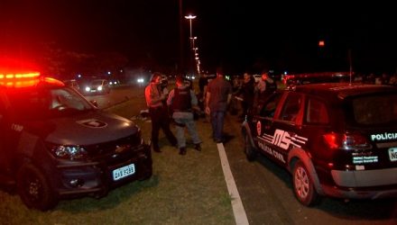 Acidente aconteceu na noite de sexta-feira (4) (Foto: TV Morena ).