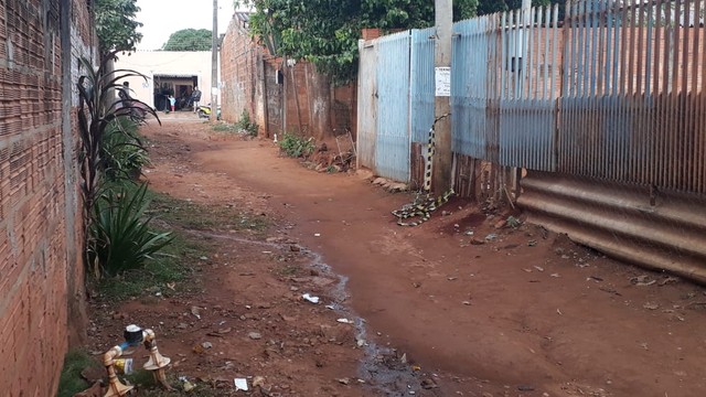 Crime foi na madrugada deste sábado (9) em Campo Grande, MS (Foto: José Aparecido/TV Morena).
