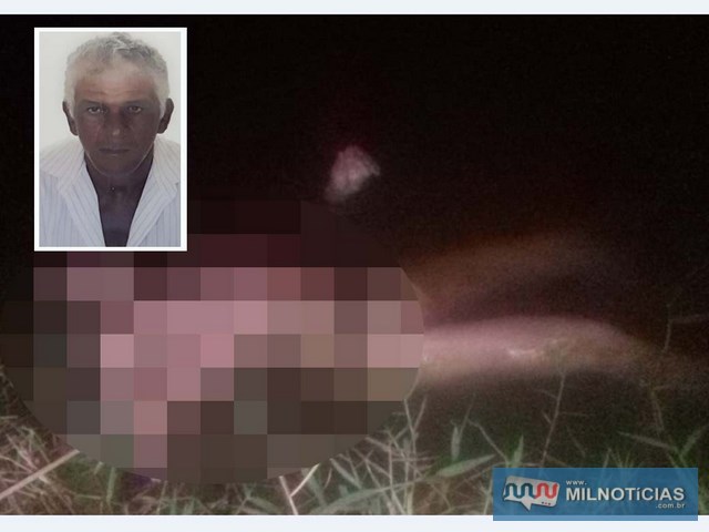 Francisco José Antônio da Silva, o “Chico” (detalhe), de 56 anos, foi encontrado morto por afogamento em açude de pesqueiro em Castilho. Foto: DIVULGAÇÃO